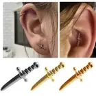Lip Dagger Ear Studs Piercing Conch Lobe Tragus Helix Cartilage Earrings