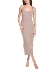 Bebe Rib Tank Maxi Dress