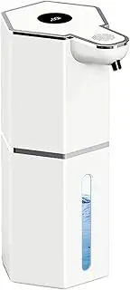 Hobngmuc Liquid Soap Dispenser - Automatic Touchless Foaming Soap Dispenser - 360ml Liquid Hand Soap Dispenser, Water-Resistant Sensor Liquid Soap Pump Dispenser for Bathroom Kitchen Dish