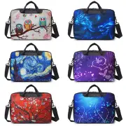 15.6" Inch Canvas Laptop Notebook Computer Bag Briefcase bag With Shoulder Strap