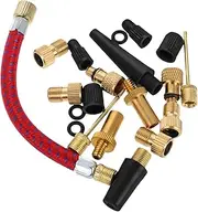 Toddmomy Essential Cycling Accessory Bike Valve Adapter Set Quick Easy Tire Inflation Suitable for Mtb Road Folding Bikes