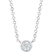 Kwiat Diamond Circle Pendant Necklace