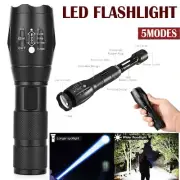 XML-T6 1000LM Super Bright Tactical LED Flashlight Zoomable Torch Light Battery