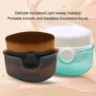 Foundation Brush Dense Bristles Apply Evenly Portable Flat Head Foundation