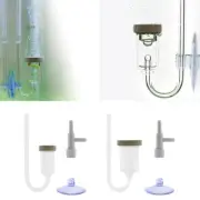 Aquarium Air Diffuser Clear Acrylic with Suction Cup Increasing CO2 Saturation