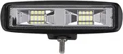 BYBDQKTVEH 12V 24V LED Work Light Bar 6inch Spotlight LED Fog Lights for Moto Offroad ATV 4x4 Tractor Truck Car LED Headlight Compatible with Barra Work Light(1pc 48W Fog Light)