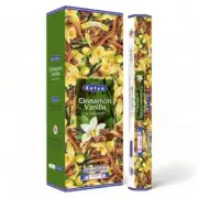 Crystal Wonderland Satya Hexa Cinnamon Vanilla Incense Sticks