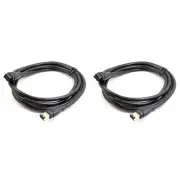 2X FireWire IEEE 1394B Cable 9Pin to 6Pin 800Mbps Data Cable ( 1.8Meter) E5B1
