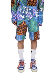 [Marcelo Burlon] Marcelo Burlon-Mix & Match Bermuda Shorts-Uomo S