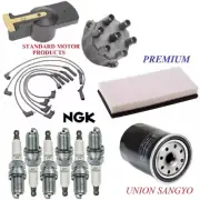 Tune Up Kit Filters Cap Wire Spark plugs For CHRYSLER LEBARON V6; 3.0L 1990 (for: Chrysler)