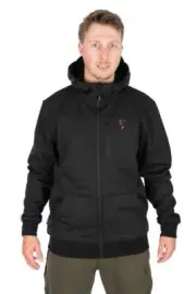 Fox Collection Soft Shell Jacket Black & Orange / Carp Fishing Clothing