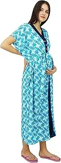 [Bimba] Maternity Caftan Nursing Moms Kaftan with Belt & to Be Moms