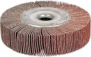 BHA Unmounted Flap Wheel for Bench Grinder, 4" x 1" x 5/8" (60 Grit)