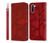 For Samsung Galaxy Note 10 Cover with Kickstand - Red