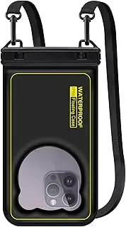 HAISSKY Waterproof Phone Pouch Case Dry Bag with Bear Window Design, Black, Mobile Phone Accessories Waterproof Dry bag