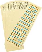 UPKOCH 20pcs Guitar Fretboard Stickers Easy to Read Note Decals for Beginners Adhesive Scale Stickers Learning Tool for Guitar Practice
