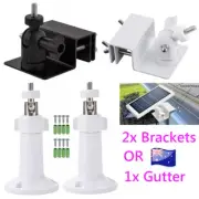 Weatherproof Gutter Mount Brackets for Ring Arlo Solar Panel EufyCam Eufy Camera