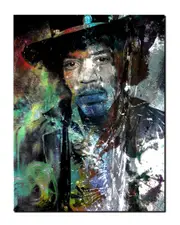 Ready2HangArt Jimmy Hendrix Acrylic Wall Art by Tristan Scott