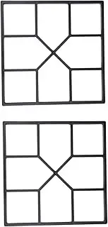 CIMAXIC 2pcs Reusable Path Maker Mold for DIY Stepping Stones Pavement Tool for Garden and Terrace Walkways Easy to Use Cement and Mold