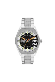 [Diesel] Diesel - Scraper Stainless Steel Watch - Timeframes - Man - Silver UNI Silver