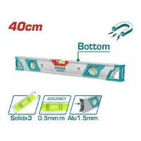 在飛比找蝦皮購物優惠-帶磁鐵的水尺 40cm TOTAL TMT24086M 吸水