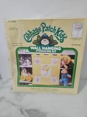 NEW Vintage 1984 Cabbage Patch Kids Wall Hanging Stenciling Kit