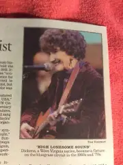 OBITUARY 1935 - 2011 HAZEL DICKENS BLUEGRASS PIONEER SOCIAL ACTIVIST MATEWAN
