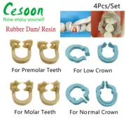 Dental Resin Clamping Separating Ring Rubber Dam Barrier Clip Sheet Matrix Band
