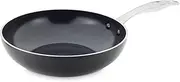 [GreenPan] Brussels Induction Safe Healthy Ceramic Nonstick 28cm Open Wok, Black