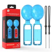 Uxilep Switch Joy Con Controller Grips Switch Hand Grips for Samba Luminous Blue