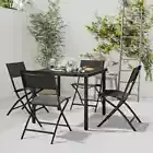 5 Piece Outdoor Dining Set Steel