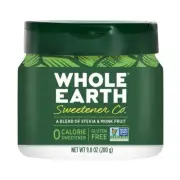 Whole Earth Sweetener Co. Sweetener Monk Fruit And Stevia 9.8 Oz