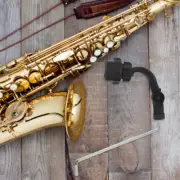 Saxophone Cell Holder Drum Microphone Clip Alto Stand Clarinet Clamp