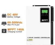 Solar Charge Controller LCD Display MPPT Battery Panel Regulator 140A 500V 48V
