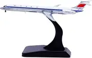 Pre-Built Model Aircraft 11CM Miniature Diecast Aircraft Replica Model 1/400 for China Civil Aviation MD-82 B-2102 Static Plane Displays Miniature Airplane Model