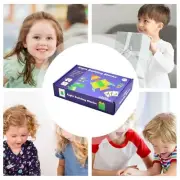 Geometric Shape Puzzle. Wooden Pattern Pieces Set. Secure Sorting And Stacking