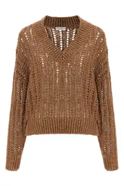 BRUNELLO CUCINELLI 'Rustic Dazzling Net' Sweater