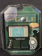 NEW Excalibur Double Screen Talking Golf Electronic Hand Held Video Game NIB
