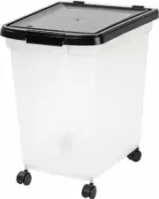 Rolling Pet Food Container w/ Snap-Lock Airtight Seal (50 lb)