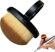Nail Dust Brush,Nail Dust Powder Remover Cleaning Brush Ring | Soft Manicure Duster Tools for Home Salon Indoor Outdoor Travel