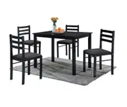Concord 5 Piece Dining Set Chocolate