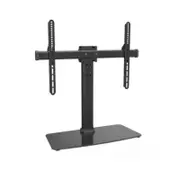 Brateck LDT03-07LT Tabletop TV Stand with Tempered Glass Base 32"-55" TV Up to 40kg VESA