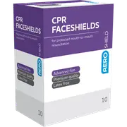 AEROSHIELD Disposable Face Shield in Sachet Box/10
