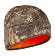 Huntworth Victor Heavy Weight Reversible Camo & Orange Hunting Cap Beanie OSFM
