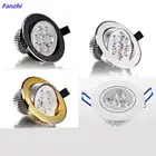 1Pcs round Dimmable Led Downlight Light Ceiling Spot Light 3W 5W 7W 9W 12W Ac110