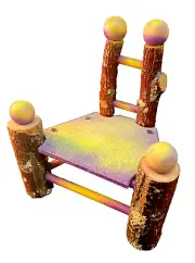 UNIQUE Rustic Wood Chair * Doll Teddy Bear Plush Animal Furniture