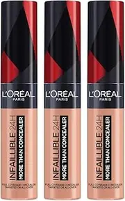 3x L'Oreal Paris Infallible More Than Concealer 11ml 331 Latte