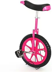 361° Fully Fixed Design Wheel Unicycle-Quiet Bearing-with Adjustable Seat Wheel Trainer Unicycle-Non-Slip and Wear-Resistant Exercise Bike Bicycle-for Children Beginners 16 Inch Green Du TDF