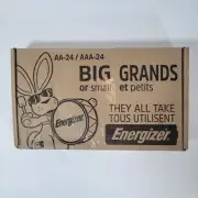 48 Energizer 1.5V FRESH Alkaline Batteries 24-AA and 24-AAA size E91E92-48