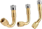 ULTECHNOVO Valve Stem Adaptor 3pc Set Extend Tire Valve Lengthen Valve Stem for Car Truck Mo